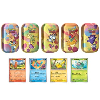 Pokemon Scarlet & Violet - 151 5-pack Mini Tins (Electabuzz, Scyther,  Magneton, Dragonite, Gengar) | Costco