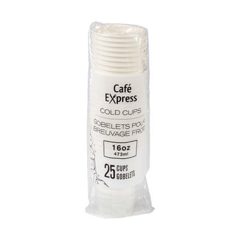 Caf Express 16 oz Paper Cold Cups, Pack of 500 | Costco