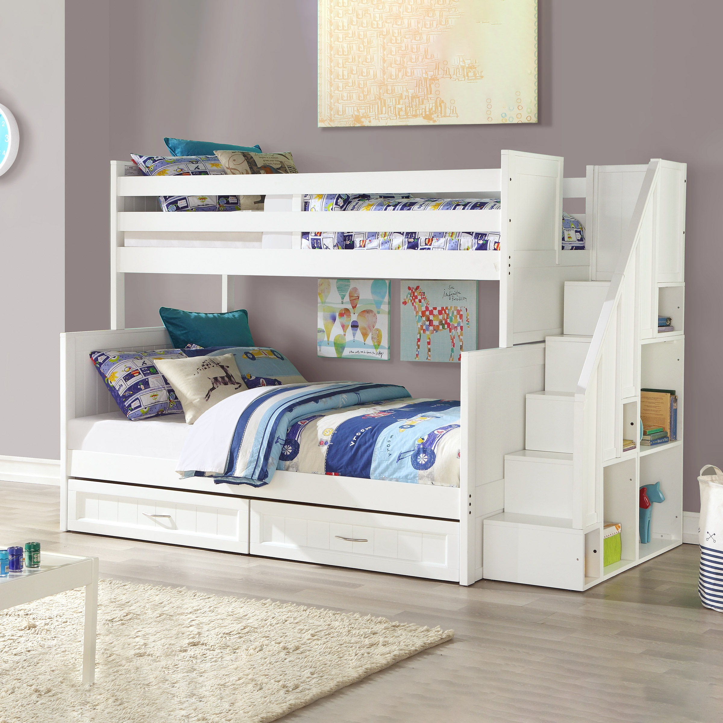Taylor Twin over Double Bunk Bed Costco