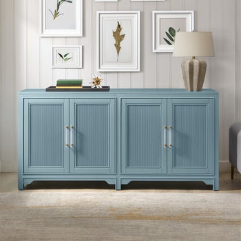 costco blue dresser Costco's Blue Bayside Furnishings Cabinet Is Gorgeous