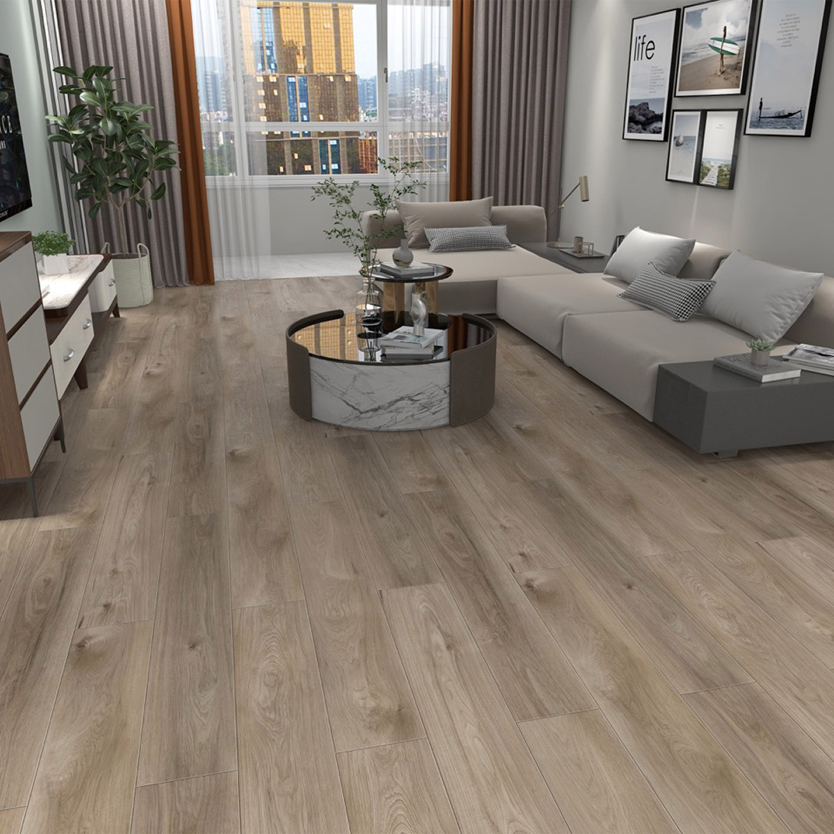 Kairos Vortex 16.51 cm (6.5 in.) Laminate Flooring Costco