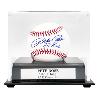 Pete Rose Autographed Official MLB Baseball Cincinnati Reds 