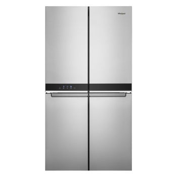 Whirlpool 36in 19.4 cu. ft. Stainless Steel Counter Depth 4 Door Refrigerator with Flexible Ice Bin