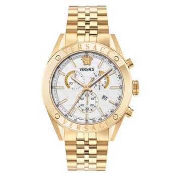 Versace Athletic Chrono Stainless Steel Quartz Men's Watch, 44mm