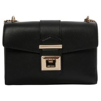 Jimmy Choo Small Marianne Shoulder Bag, Black | Costco