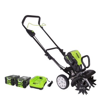 Greenworks 80V Cultivator with Two 2AH Batteries & Charger | Costco