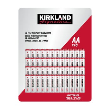 Kirkland Signature AA Batteries, Pack of 48 | Costco