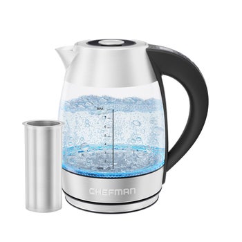 Chefman Digital Kettle with Tea Infuser and 7 Presets, 1.8L