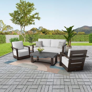 Agio Bentley 4-piece Outdoor Patio Seating Set | Costco