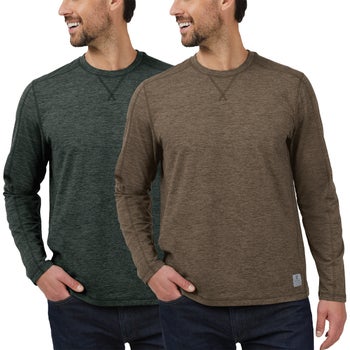 Element Men's Crowley Long Sleeve Flannel Shirt - Heavy Weight Yarn Dyed With Corduroy Details 8 thumbnail image