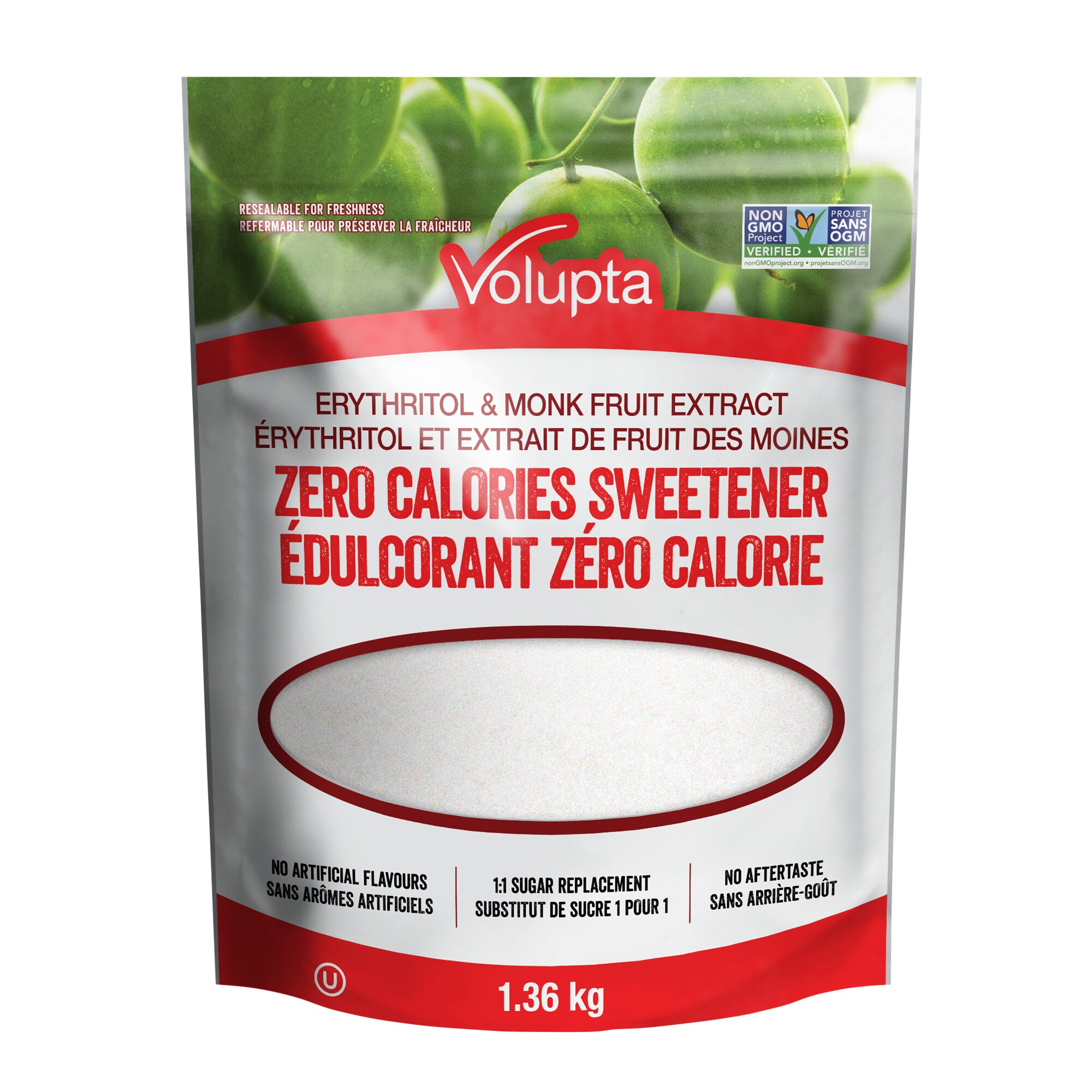 Volupta - Erythritol Monk Fruit Sweetener 1.36 Kg | Costco