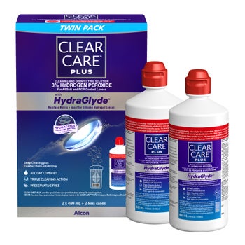 Clear Care Plus with HydraGlyde - 2 x 480 mL | Costco