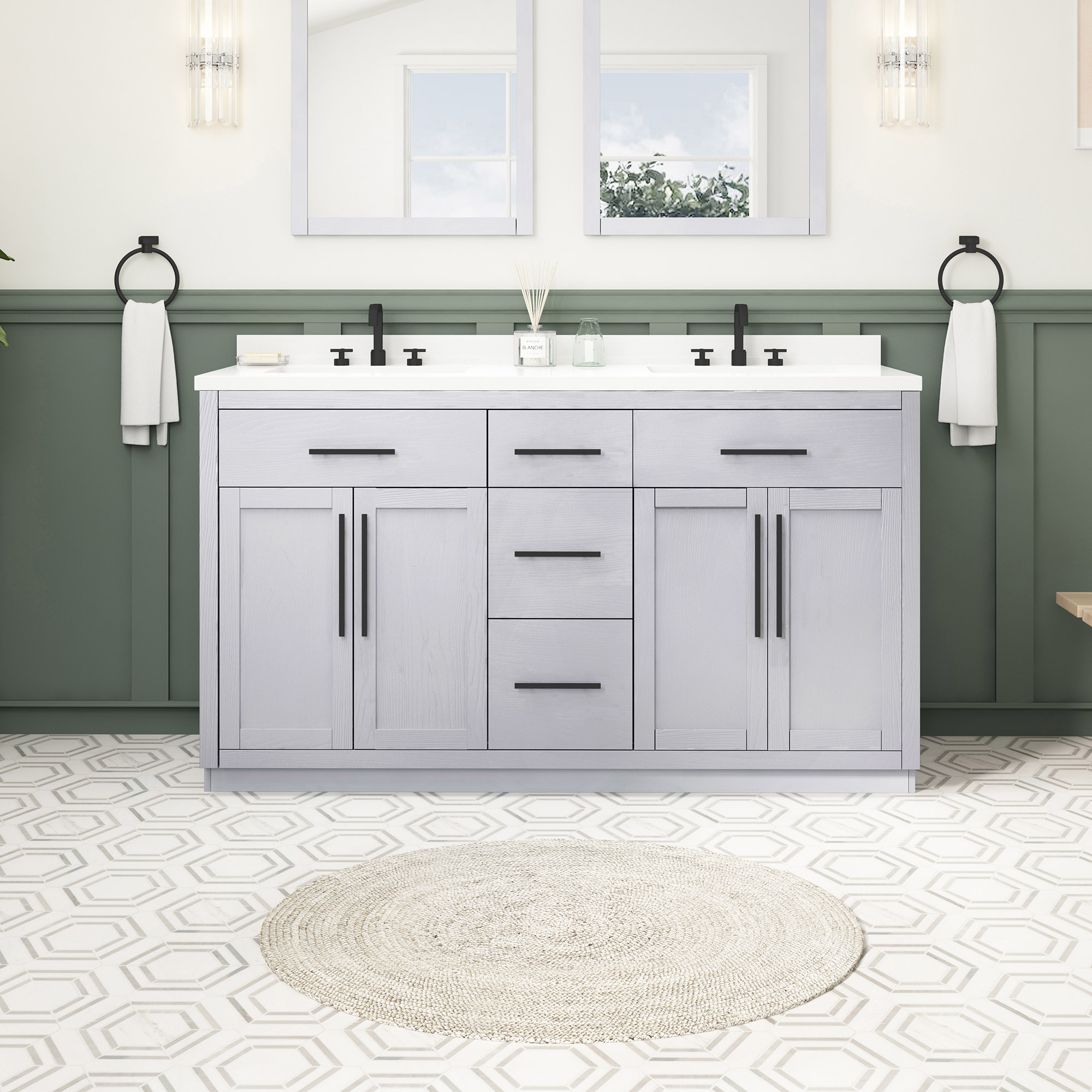 OVE Decors Kaya Bath Vanity in Gray | Costco