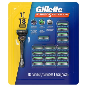 Gillette Fusion5 Proglide - Rasoir + 18 cartouches | Costco