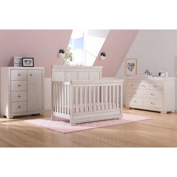 cream nursery dresser Cream White Metal Dresser with Drawers, Multiple Widths and Drawer Counts,  Freestanding Storage Cabinet for Bedroom, Entryway, Living Room, or Nursery  Dressers & Chest of Drawers