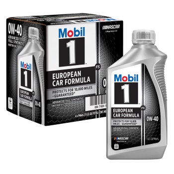 Mobil 1 0W-40 Full Synthetic Motor Oil, 1-Quart, 6-pack | Costco
