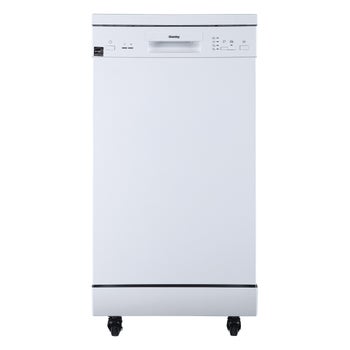 Danby 18 in. White Portable Dishwasher
