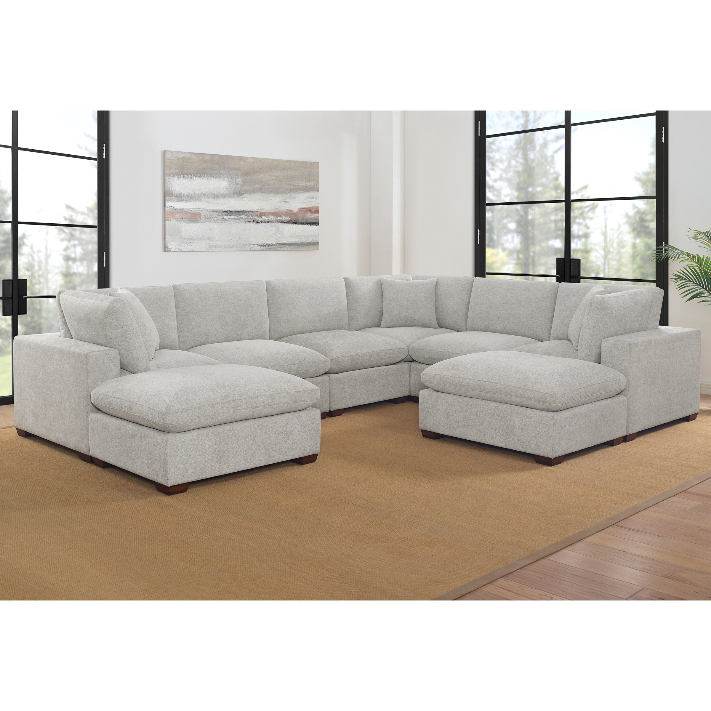 Thomasville Lowell 8piece Fabric Modular Sectional Costco