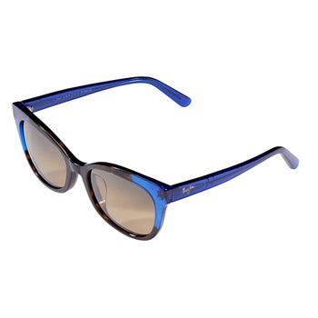 NEW TIWI women\'s maui cat eye sunglasses in tortoise/blue Tiwi Maui – Relaxed Chic Frame main image 3