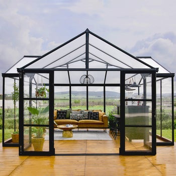Palram Canopia Triomphe Chalet 12' x 15' Greenhouse and Solarium w