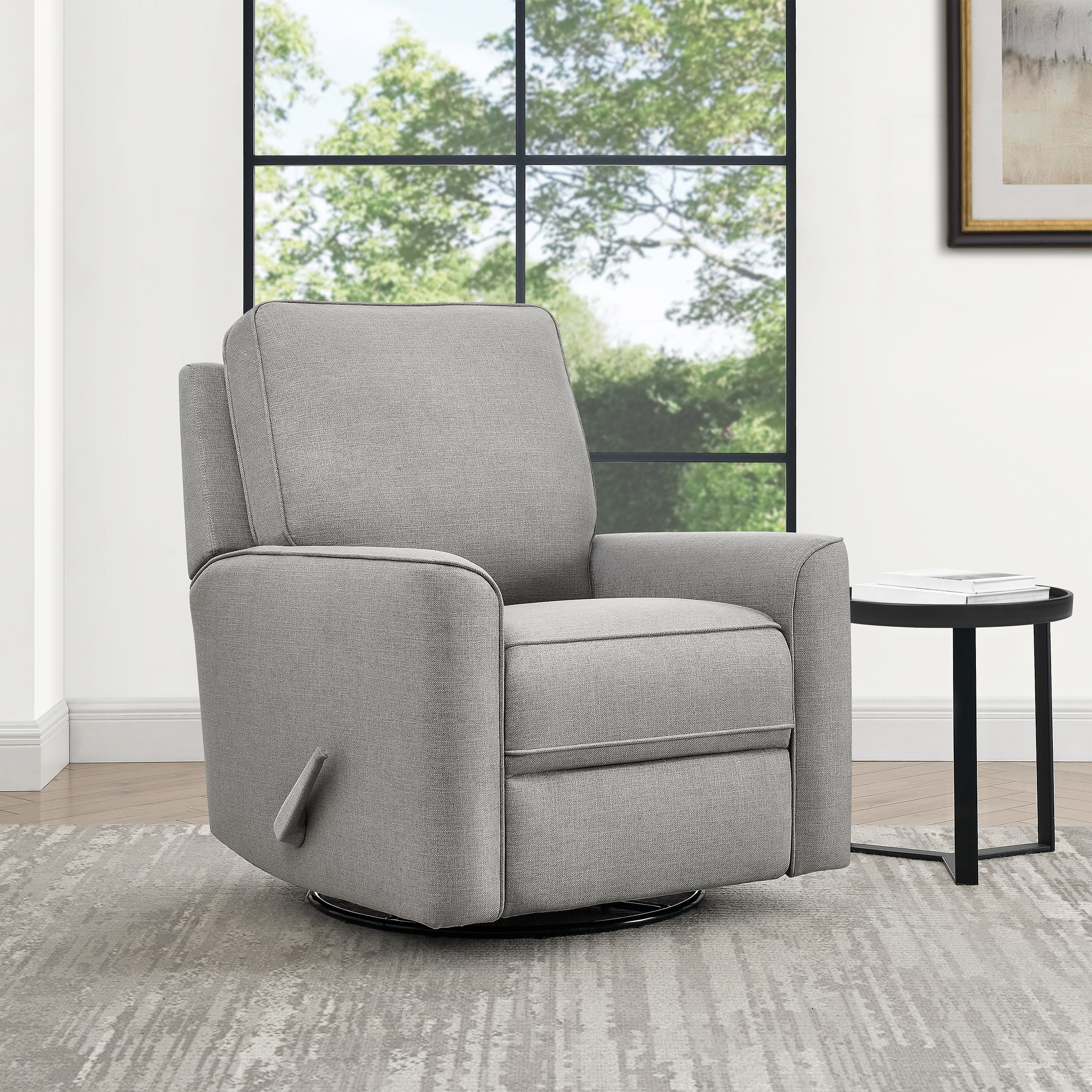 True Innovations – Paxley Fabric Swivel Glider Recliner | Costco