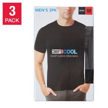 32 Degrees Men's Cool Tee, 3-pack | Costco