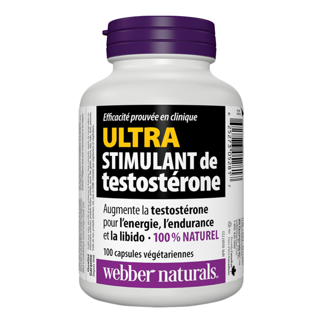 webber naturals Ultra Testosterone Boost 100 capsules végétariennes