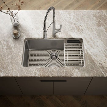 Kohler Pro-Function Kitchen Sink Kit, Stainless Steel