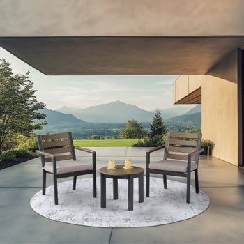 Stockholm 3-piece Patio Conversation Set | Costco