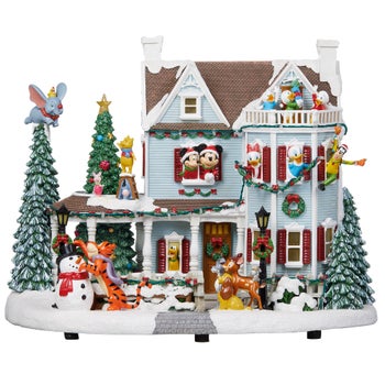 ディズニー ホリデーハウス Disney Animated Holiday House with Lights and Music | Costco