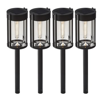 GTX Solar LED Pathway Lights, 4-pack | Costco