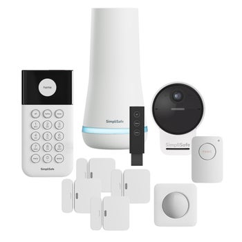 SimpliSafe Security System with Outdoor Camera Series 2, 10-piece