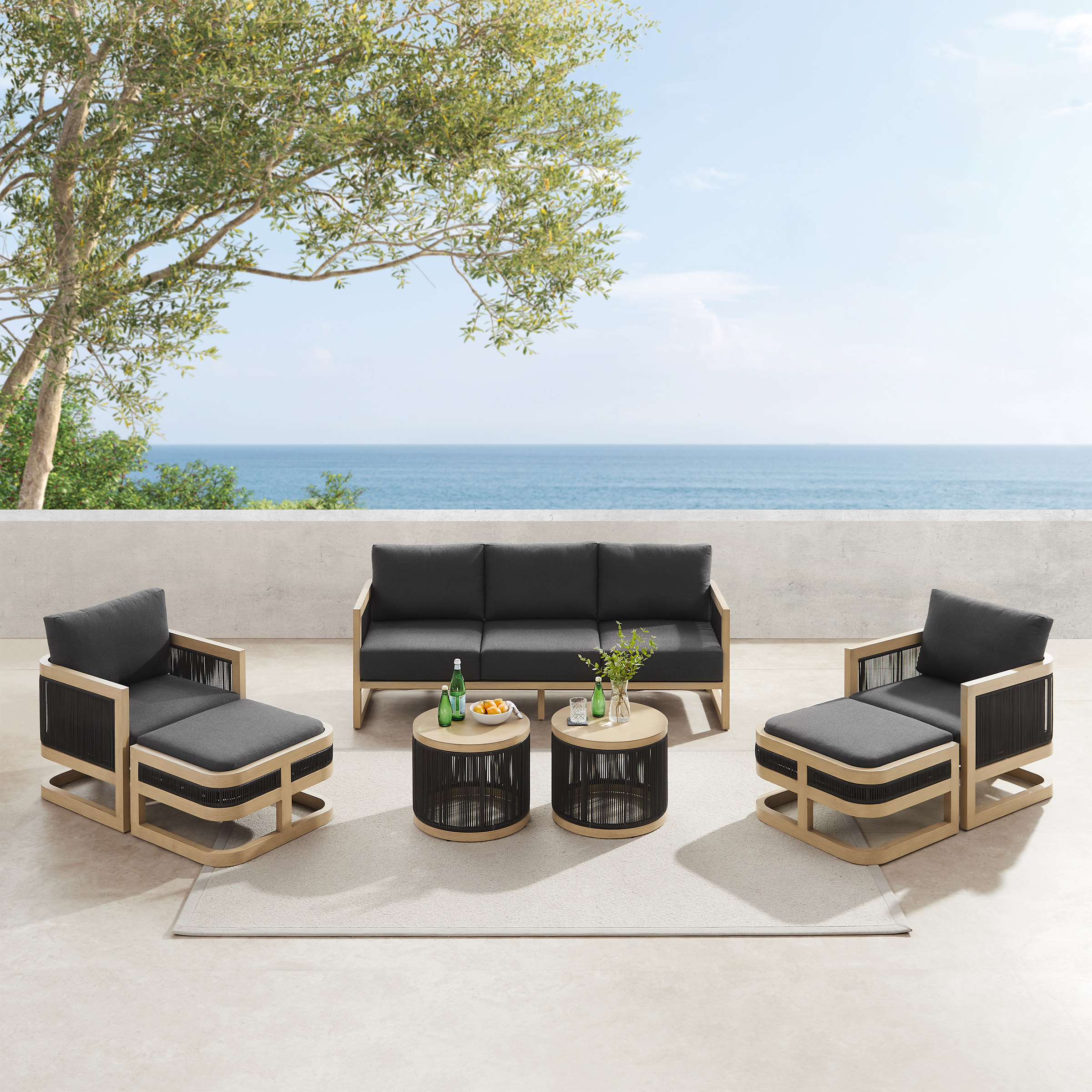 Atlas 7piece Patio Conversation Set Costco