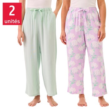 Martha Stewart Women's Capri Pajama Pants, 2-pack | Costco