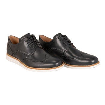 COLE HAAN Pebbled Oxford Brogue Wingtip Black shoes sz 11 price firm! Cole Haan 11 Brogue Wingtip Black Shoes | eBay main image 2