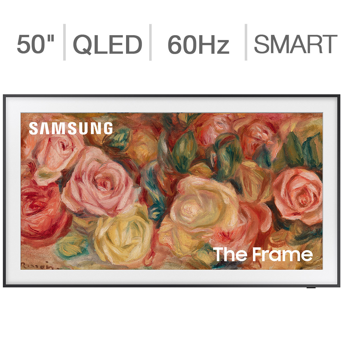 Samsung 50" Class - The Frame Series - 4K UHD QLED LCD TV - Allstate 3-Year Protection Plan Bundle Included For 5 Years of Total Coverage*