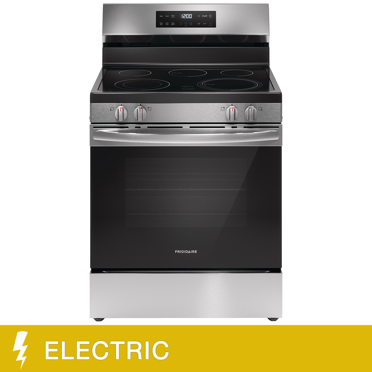 Frigidaire 30 in 5.3 cu ft. Electric Freestanding Range with EvenTemp Cooktop Costco