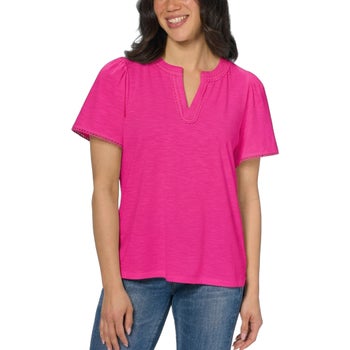 Jones New York Women's Split Neck Top | Costco