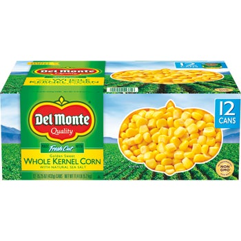 Del Monte, Canned Corn-Whole Kernel, 15.25 oz, 12-Count | Costco