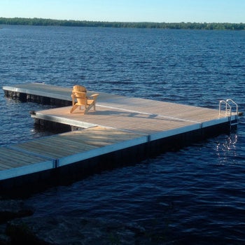 Multinautic QPF495 Aluminum Floating Dock with Cedar Decking