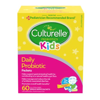 Culturelle Kids Daily Probiotic 5 Billion Powder, 60 Packets
