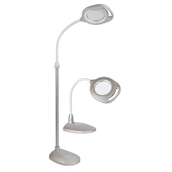 OttLite 2-in-1 LED Magnifier Floor and Table Light | Costco