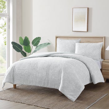 Taupe Verbena Home 3-piece Comforter Set, Clarkson