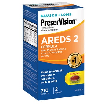 PreserVision Eye Vitamin and Mineral Supplement AREDS2, 210 Softgels