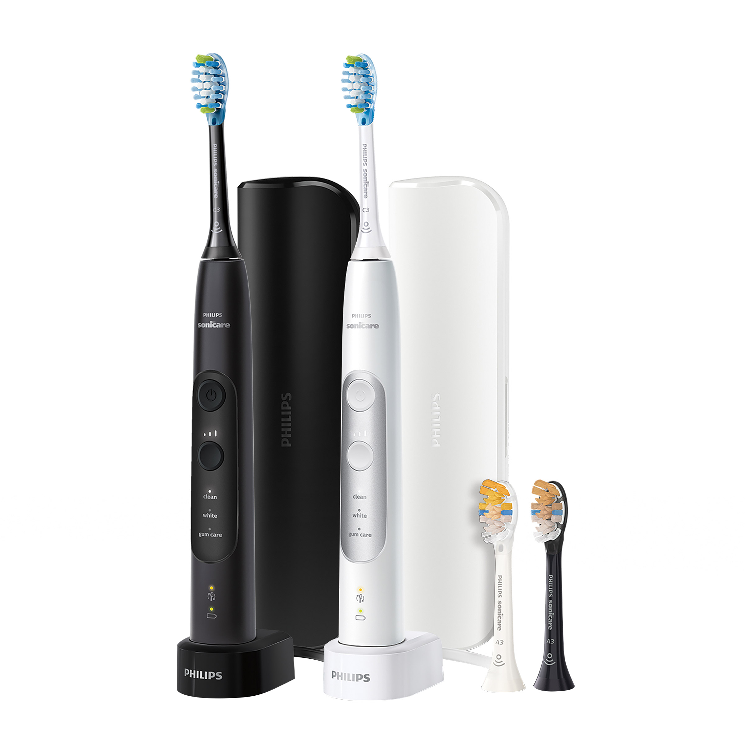 Philips Sonicare Professional Clean Rechargeable Electric Toothbrush, 2-pack