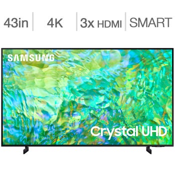 Samsung 43" Class - CU8000 Series - 4K UHD LED LCD TV