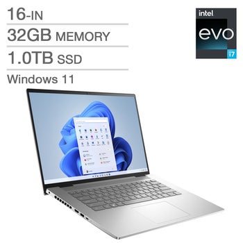 Dell Inspiron 16 Plus i7630-7619SLV-PUS Intel Evo Laptop, i7-13700H