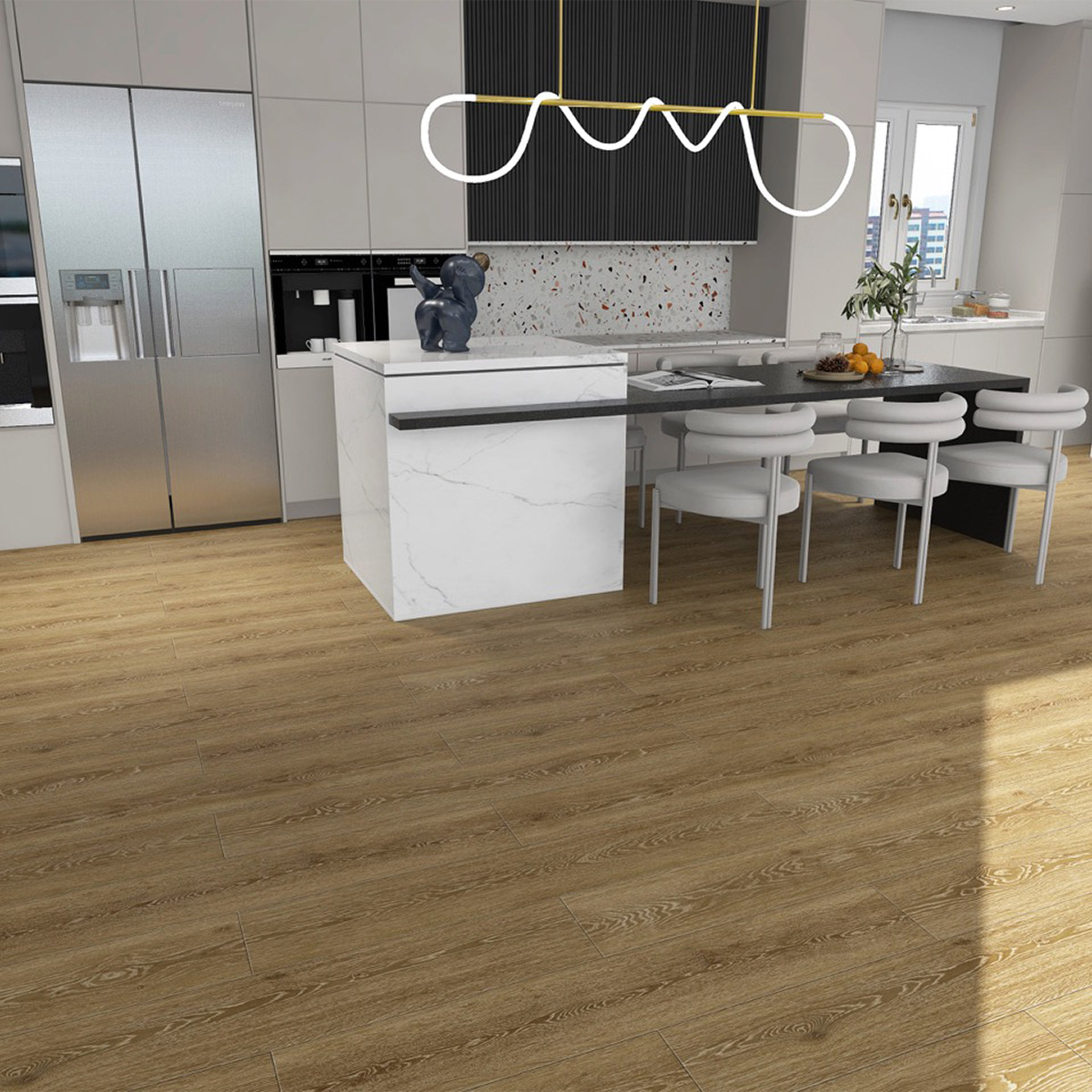 Kairos Vortex 16.51 cm (6.5 in.) Laminate Flooring Costco