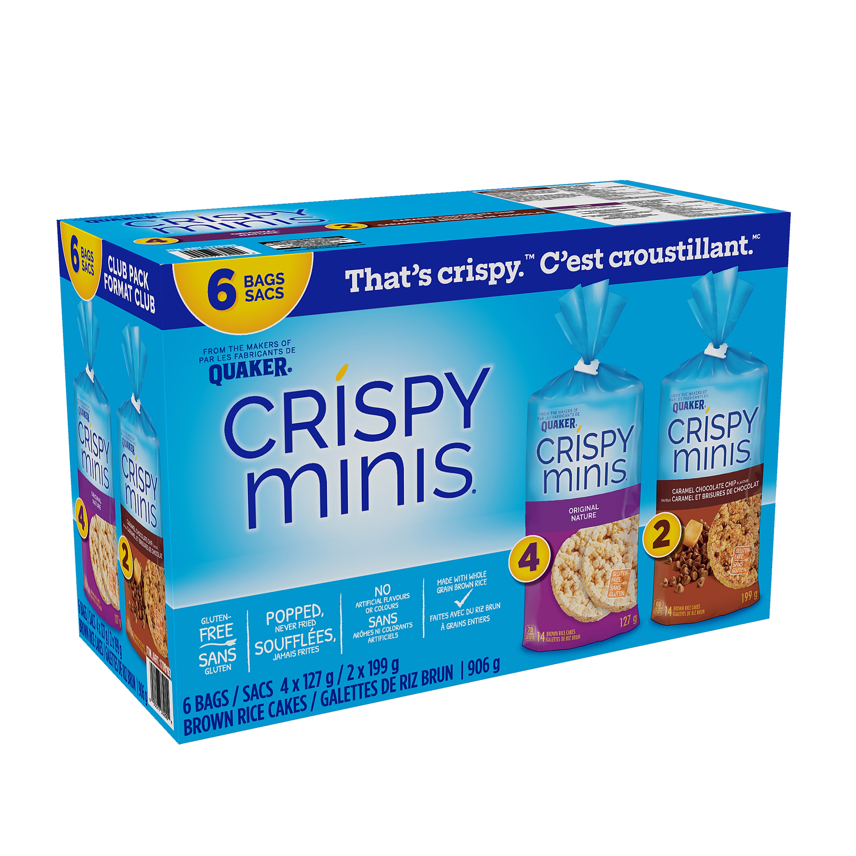 Quaker Crispy Minis Rice Cakes, 907 g | Costco