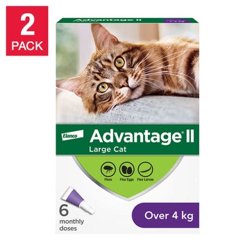 Advantage II Flea Treatment for Cats, 2 x 6 Doses